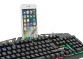 Everest KMX-99 Siyah Usb Gökkuşağı Zemin Aydın Q Oyuncu Klavye + Mouse Set