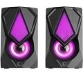 Rampage RMS-G19 2.0 5 Watt LED Işıklı Siyah Multimedia Speaker