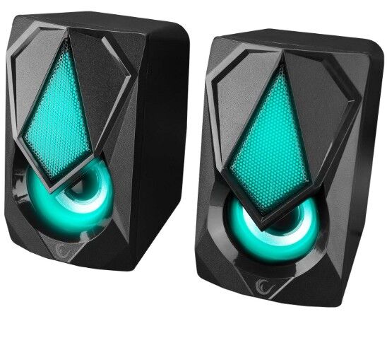 Rampage RMS-G19 2.0 5 Watt LED Işıklı Siyah Multimedia Speaker