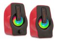 Everest Rampage RMS-G7 FALSETTO 2.0 Ledli Kırmızı MM Gaming USB Hoparlör