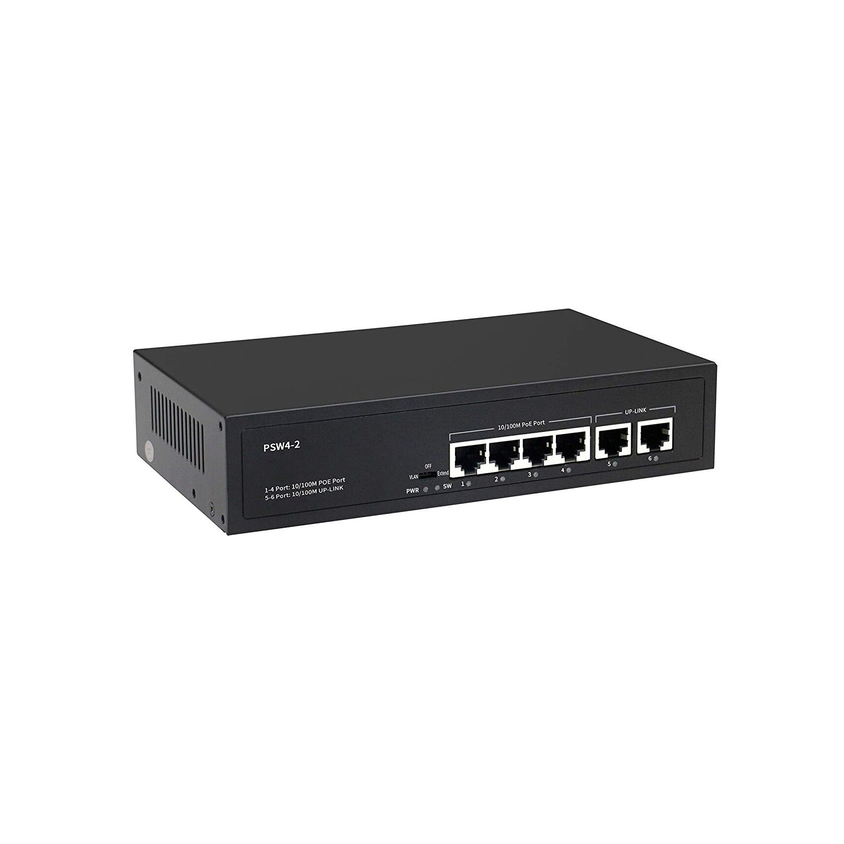 ODS ODS-4P2U 4 Port PoE 10/100 2FE Uplink 36W Yönetilemez Switch