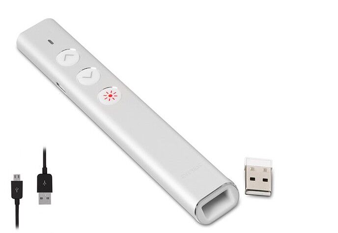 Everest PSN-08B Gümüş 2.4Ghz Kablosuz Profesyonel Sunum Cihazı
