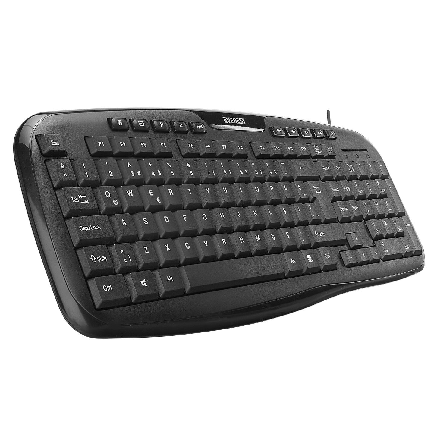 Everest UN-795 Siyah Usb Q Multimedia Klavye + Mouse Set