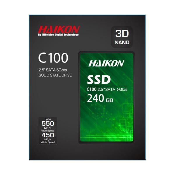 240GB Hikvision 550/430Mbs (HS-SSD-C100/240G) 2.5'' SSD Disk