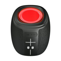 Mikado MD-888 CUBE Siyah 5W 1200mAh BT/TF/USB/LED Işıklı Speaker Hoparlör