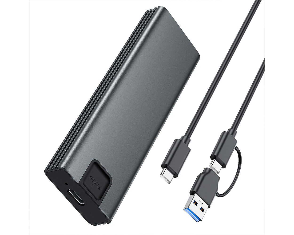 Seclife Type-C USB 3.2 SCL-2300 M.2 PCIe NVMe SSD Alüminyum Disk Kutusu