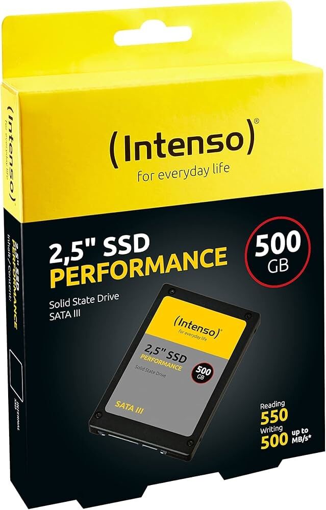 500GB Intenso Performance (3814450) 550MB/-500MB/s 2.5'' Sata 3 SSD Disk