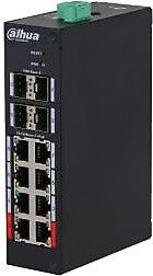 Dahua HS4412-8ET-96 8 Port 10/100 96W PoE +4SFP Yönetilebilir Switch