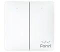 FONRİ Kablosuz İkili Duvar Anahtarı  Kendinden Enerjili