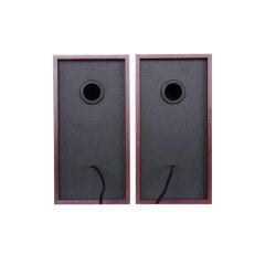 Lecoo DS105 Kablolu USB+3.5mm Jack Girişli 6W Stereo Masaüstü Ahşap Hoparlör