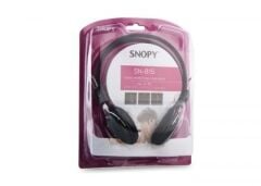 Snopy SN-815 Siyah Mikrofonlu Kulaklık 10'lu (Poşetli)