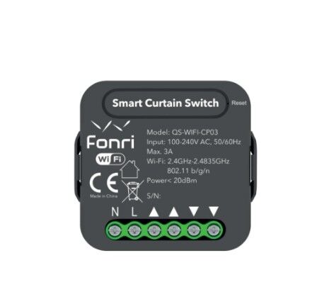 FONRİ WF3-EL3-0201-11 Akıllı Perde/Panjur Anahtarı CP03