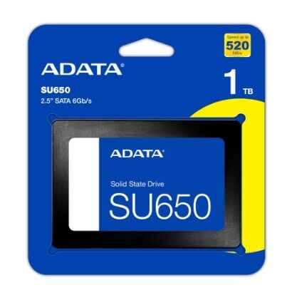 Adata SU650 1TB 2.5'' 520/450MB/s (ASU650SS-1TT-R) SSD Disk