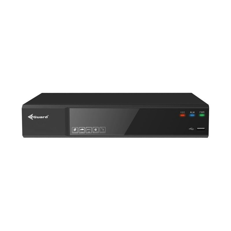 VGuard VG-8C1A-LRU-I 8 Kanal 1080H H.265 5in1 Sesli Hibrit Kayıt Cihazı