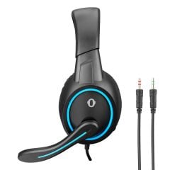 Snopy SN-GX1 ERGO Siyah/Mavi Gaming Mikrofonlu Kulaklık