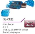 S-link SL-CR22 USB 8 in 1 Card Reader