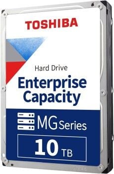 10 TB Toshiba MG Enterprise 7200RPM 512MB SATA3 550TB/Y 7/24 (MG10ADA10TE)