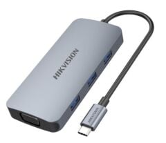 Hikvision DS801Hub TypeC to VGA-HDMI-USB Çoklayıcı