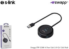 S-link SW-U300 4 Port Usb 3.0 Gri Usb Hub