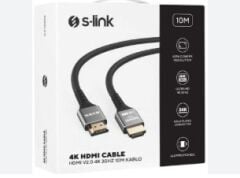 S-link SLX-HD4K10 19+1 HDMI to HDMI 10m Metal v2.0 4K (4096*2160) 30Hz Kablo