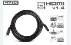 Dark DK-HD-CV14L500 v1.4 5mt 4K / 3D Ağ Destekli Altın Uçlu HDMI Kablo