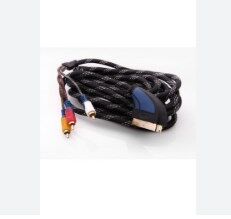 S-link SLX-930 SCART TO 3RCA 2m Gold+Kılıflı Kablo