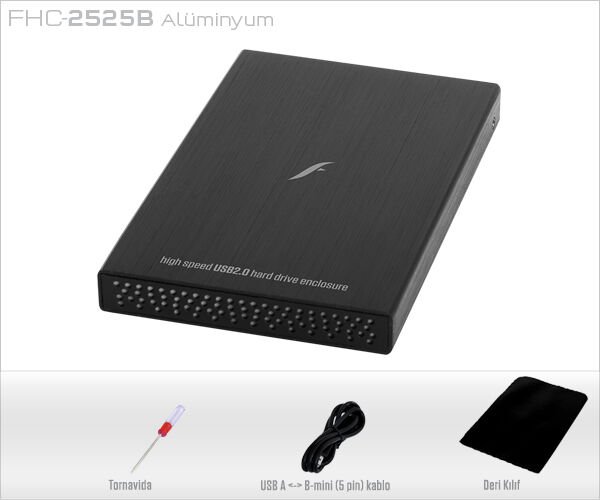 Frisby FHC-2525B 2,5'' USB 2.0 Sata Kutu