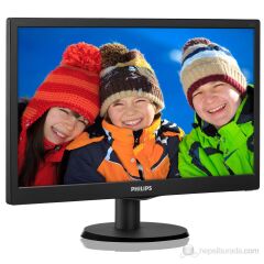 Philips 18.5'' 193V5LSB2-10 5ms 1366*768 Siyah Led Monitör