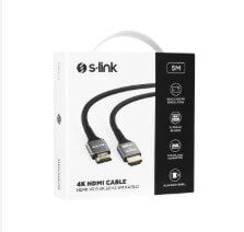 S-link SLX-HD4K05 19+1 HDMI to HDMI 5m Metal v2.0 4K (4096*2160) 60Hz Kablo