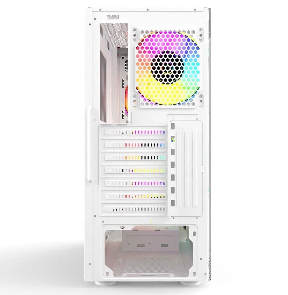 GameBooster GB-T005MW USB3.0 RGB Fan Mesh Panel Beyaz Kasa (PSU Yok)