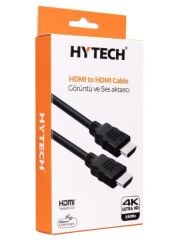 Hytech HY-XHD01 HDMI TO HDMI 1.5m Sinema 4K (4096*2160) Görüntü ve Ses Aktarıcı