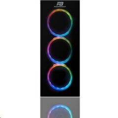 Power Boost VK-G3902S 600W USB3.0 Full Siyah Rainbow RGB Fan kasa