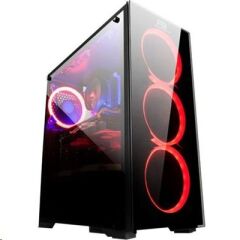 Power Boost VK-G3902S 600W USB3.0 Full Siyah Rainbow RGB Fan kasa
