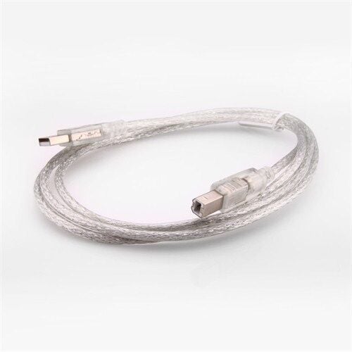 S-link SL-U2015 Usb2.0 1.5m Şeffaf Usb Yazıcı Kablo