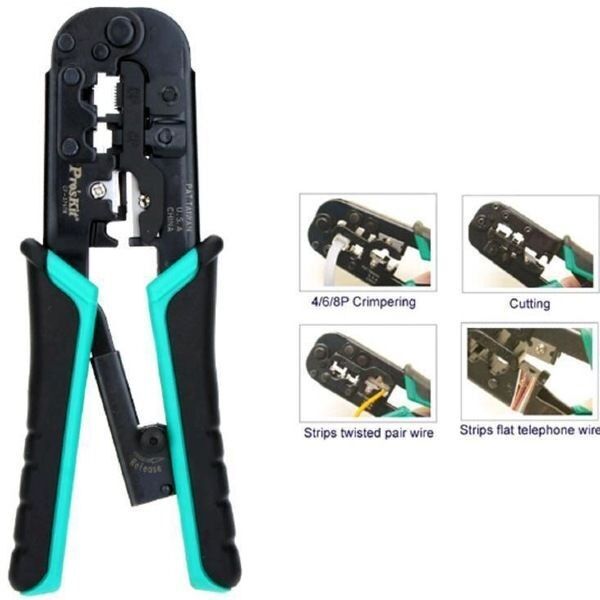 ProsKit CP-376TR 4P/6P/8P Sıkma Pensesi