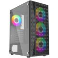 GameBooster GB-G2616B USB3.0 Mesh Panel Siyah Kasa (PSU Yok)