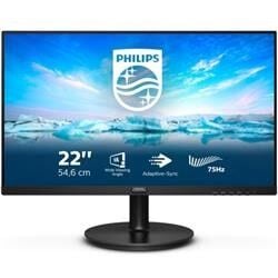 Philips 21.5'' 222V8LA/00 1920x1080 4ms 75Hz DP/HDMI/VGA Siyah+Vesa+Speaker Mon