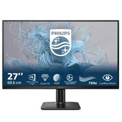 Philips 27'' 27E2N1500L/00 IPS 2K 4ms 2560x1440 75Hz DP/HDMI/VESA Monitör Siyah