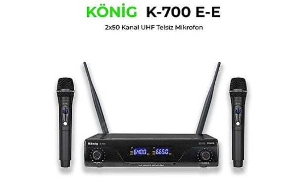 König K-700 UHF 2x50 Kanal 2 EL Mikrofon