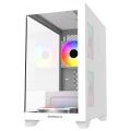 GameBooster GB-M6001W 600W 4*12 R.Bow Fan USB 3.0 Seaview MidT MATX Gaming Kasa