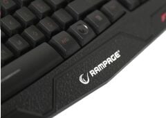 Rampage KM-R77 Siyah Usb 3 Farklı Ledli Gaming Q Multimedia Klavye + Mouse Set