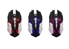 Rampage KM-R77 Siyah Usb 3 Farklı Ledli Gaming Q Multimedia Klavye + Mouse Set
