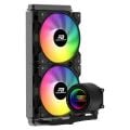 PowerBoost CIRCLE 240B R.Bow Fan LGA1700/AM5 Uyumlu 240mm CPU Sıvı Soğutma Siyah