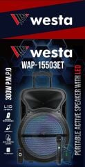 Westa WAP-15503ET 15'' Aktif Portatif Ses Sistemi